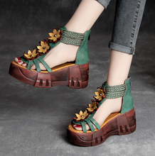 Load image into Gallery viewer, &quot;Arna&quot; Collection Shoes - Handcrafted Original Leathers High Heels Sandals
