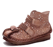 Load image into Gallery viewer, &quot;Arna&quot; Collection Shoes - Handcrafted Original Leathers - Retro Women Sandals Hand-Painted
