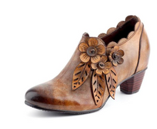 Load image into Gallery viewer, &quot;Arna&quot; Collection Shoes - Handcrafted Original  Leathers - Vintage High Heels
