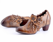 Load image into Gallery viewer, &quot;Arna&quot; Collection Shoes - Handcrafted Original  Leathers - Vintage High Heels
