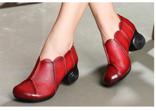 Load image into Gallery viewer, &quot;Arna&quot; Collection Shoes - Handcrafted Original Leathers - Retro Women Pumps
