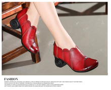 Load image into Gallery viewer, &quot;Arna&quot; Collection Shoes - Handcrafted Original Leathers - Retro Women Pumps
