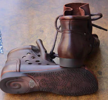 Load image into Gallery viewer, &quot;Arna&quot; Collection Shoes - Handcrafted Originals - Unique Stunning Footwear - Leathers -Ankle Boots for Women Shoes Genuine Leather Shoes
