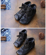Load image into Gallery viewer, &quot;Arna&quot; Collection Shoes - Handcrafted Originals - Unique Stunning Footwear - Leathers -Ankle Boots for Women Shoes Genuine Leather Shoes
