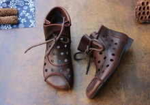 Load image into Gallery viewer, &quot;Arna&quot; Collection Shoes - Handcrafted Originals - Unique Stunning Footwear - Leathers -Ankle Boots for Women Shoes Genuine Leather Shoes
