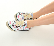 Load image into Gallery viewer, Digital Print Colourful Patterned Women&#39;s Sports Shoes
