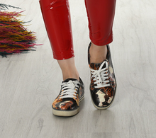 Load image into Gallery viewer, Digital Print Colourful Patterned Women&#39;s Sports Shoes
