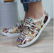 Load image into Gallery viewer, Digital Print Colourful Patterned Women&#39;s Sports Shoes - Many Colours &amp; Styles
