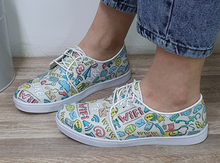 Load image into Gallery viewer, Digital Print Colourful Patterned Women&#39;s Sports Shoes - Many Styles &amp; Colours
