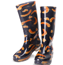Load image into Gallery viewer, Rain Boots/Gumboots Women High-Top Boots - NON-SLIP, WATERPROOF, PVC
