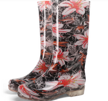 Load image into Gallery viewer, Rain Boots/Gumboots Women High-Top Boots - NON-SLIP, WATERPROOF, PVC
