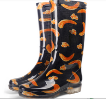 Load image into Gallery viewer, Rain Boots/Gumboots Women High-Top Boots - NON-SLIP, WATERPROOF, PVC
