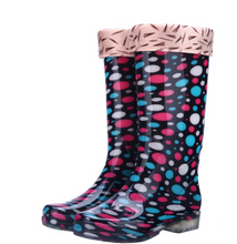 Load image into Gallery viewer, Rain Boots/Gumboots Women High-Top Boots - NON-SLIP, WATERPROOF, PVC
