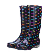 Load image into Gallery viewer, Rain Boots/Gumboots Women High-Top Boots - NON-SLIP, WATERPROOF, PVC
