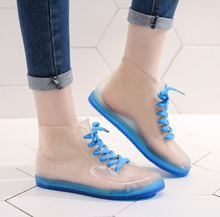 Load image into Gallery viewer, Modern - Short Martin Rain Boots Non-Slip Rain Shoes Rubber Transparent
