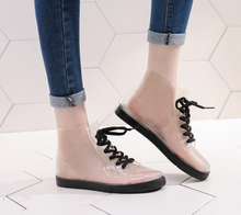 Load image into Gallery viewer, Modern - Short Martin Rain Boots Non-Slip Rain Shoes Rubber Transparent
