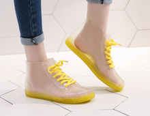 Load image into Gallery viewer, Modern - Short Martin Rain Boots Non-Slip Rain Shoes Rubber Transparent
