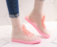 Load image into Gallery viewer, Modern - Short Martin Rain Boots Non-Slip Rain Shoes Rubber Transparent

