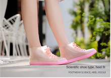 Load image into Gallery viewer, Modern - Short Martin Rain Boots Non-Slip Rain Shoes Rubber Transparent
