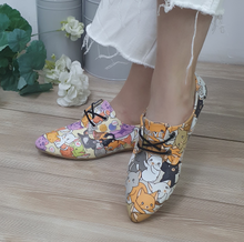 Load image into Gallery viewer, Cats Pattern Daily Print Women Leather Shoes - Many Styles &amp; Colours
