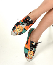 Load image into Gallery viewer, Cats Pattern Daily Print Women Leather Shoes - Many Styles &amp; Colours
