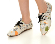 Load image into Gallery viewer, Cats Pattern Daily Print Women Leather Shoes - Many Styles &amp; Colours
