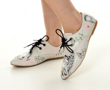 Load image into Gallery viewer, Cats Pattern Daily Print Women Leather Shoes - Many Styles &amp; Colours
