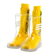 Load image into Gallery viewer, Children&#39;s Clear Waterproof PVC Soft Rubber Rain Boots - Unisex
