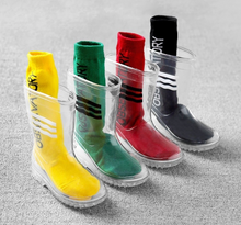 Load image into Gallery viewer, Children&#39;s Clear Waterproof PVC Soft Rubber Rain Boots - Unisex
