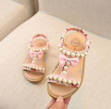 Load image into Gallery viewer, Girls Sandal - Special Occassion - New Summer Sandals Children Pearl Beading
