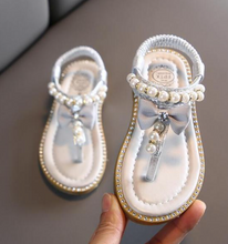Load image into Gallery viewer, Girls Sandal - Special Occassion - New Summer Sandals Children Pearl Beading
