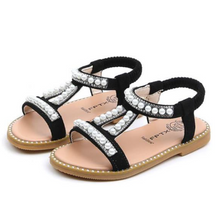 Load image into Gallery viewer, Girls Sandal - Special Occassion - New Summer Sandals Children Pearl Beading
