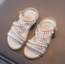 Load image into Gallery viewer, Girls Sandal - Special Occassion - New Summer Sandals Children Pearl Beading
