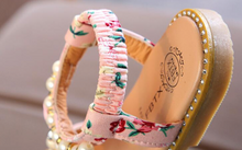 Load image into Gallery viewer, Girls Sandal - Special Occassion - New Summer Sandals Children Pearl Beading
