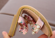 Load image into Gallery viewer, Girls Sandal - Special Occassion - New Summer Sandals Children Pearl Beading
