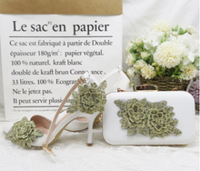 Load image into Gallery viewer, Limited Edition - Luxury Lace Shoe Set - Many colours &amp; Sizes (Shoe + Clutch)
