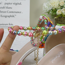 Load image into Gallery viewer, Limited Edition - Luxury Lace Shoe Set - Many colours &amp; Sizes (Shoe + Clutch)
