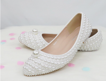 Load image into Gallery viewer, Limited Edition - Luxury Lace Shoe Set - Many colours &amp; Sizes (Shoe + Clutch) Wedding
