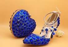 Load image into Gallery viewer, Limited Edition - Luxury Lace Shoe Set - Many colours &amp; Sizes (Shoe + Clutch) Wedding
