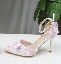 Load image into Gallery viewer, Limited Edition - Luxury Lace Shoe Set - Many Colours &amp; Sizes (Shoe + Clutch)
