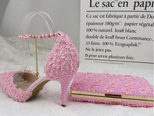 Load image into Gallery viewer, Limited Edition - Luxury Lace Shoe Set - Many colours &amp; Sizes (Shoe + Clutch)
