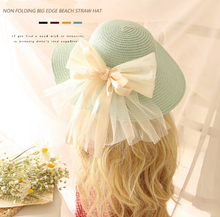Load image into Gallery viewer, &quot;Arna&quot; Collection - Girls Hats - Many Sizes and Colours (2-6 years) Straw with Bow

