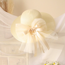 Load image into Gallery viewer, &quot;Arna&quot; Collection - Girls Hats - Many Sizes and Colours (2-6 years) Straw with Bow
