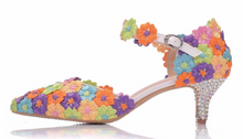 Load image into Gallery viewer, Limited Edition - Luxury Lace Shoe Set - Many Styles/Colours &amp; Sizes (Shoe + Clutch) Wedding
