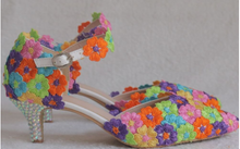 Load image into Gallery viewer, Limited Edition - Luxury Lace Shoe Set - Many Styles/Colours &amp; Sizes (Shoe + Clutch) Wedding
