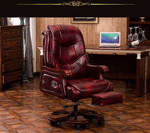 Load image into Gallery viewer, &quot;Arna Royal Victorian Collection&quot; Luxury Plus Furniture - Office Leather Reclining Business Chair CEO
