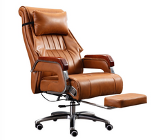 Load image into Gallery viewer, &quot;Arna Royal Victorian Collection&quot; Luxury Plus Furniture - Office Leather Reclining Business Chair CEO
