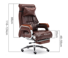 Load image into Gallery viewer, &quot;Arna Royal Victorian Collection&quot; Luxury Plus Furniture - Office Leather Reclining Business Chair CEO
