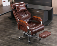 Load image into Gallery viewer, &quot;Arna Royal Victorian Collection&quot; Luxury Plus Furniture - Office Leather Reclining Business Chair CEO
