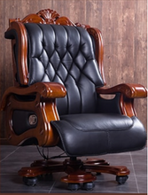 Load image into Gallery viewer, &quot;Arna Royal Victorian Collection&quot; Luxury Plus Furniture - Office Leather Massage Reclining Business Chair CEO

